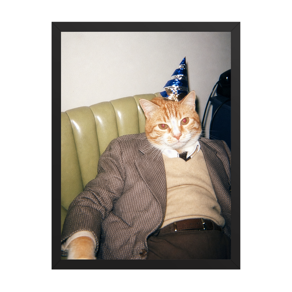 "Birthday Boy" - Framed Pet Portrait