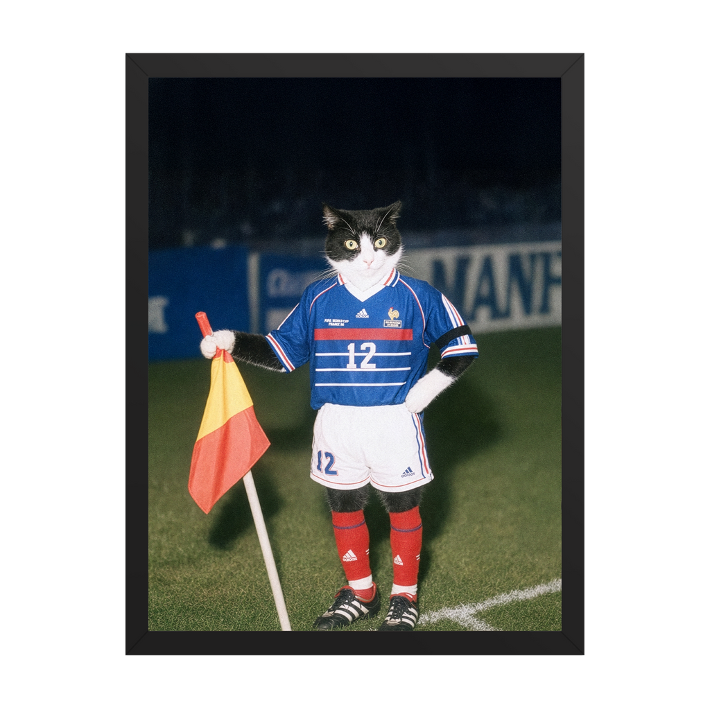 "France '98" - Framed Pet Portrait