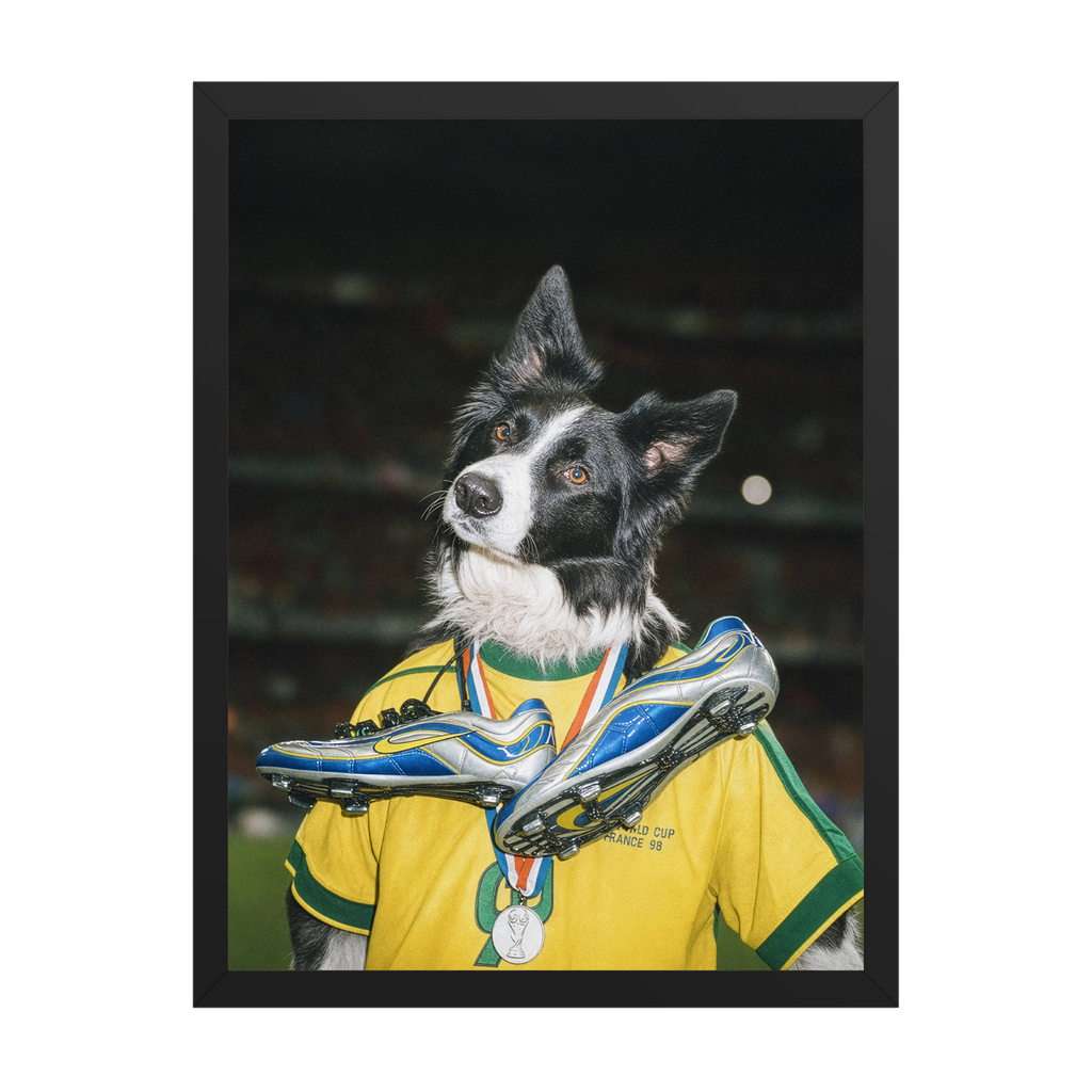 "Golden Boot"  - Framed Pet Portrait