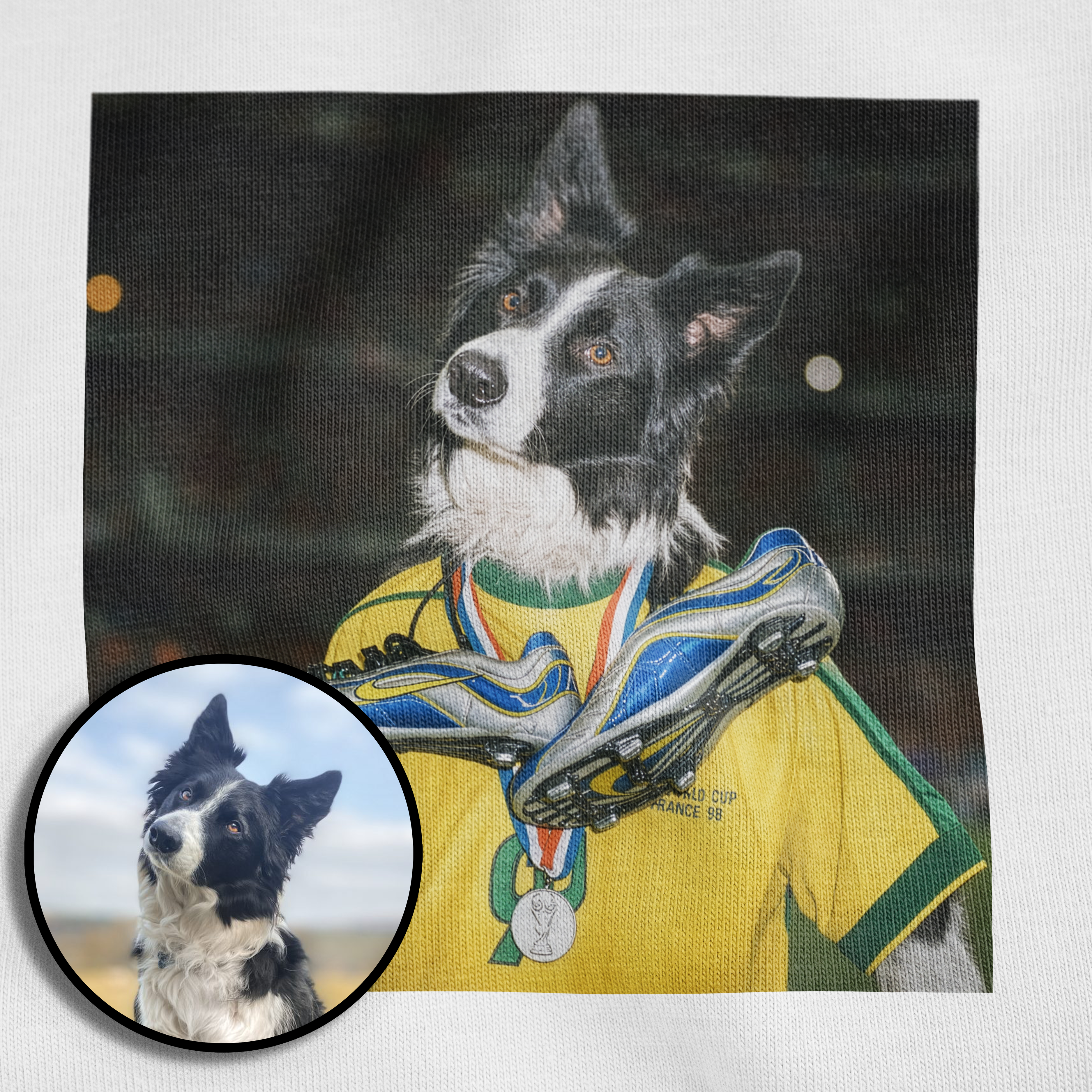 Golden Boot - Custom Pet Portrait T-Shirt