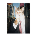 "City Snack" - Framed Pet Portrait