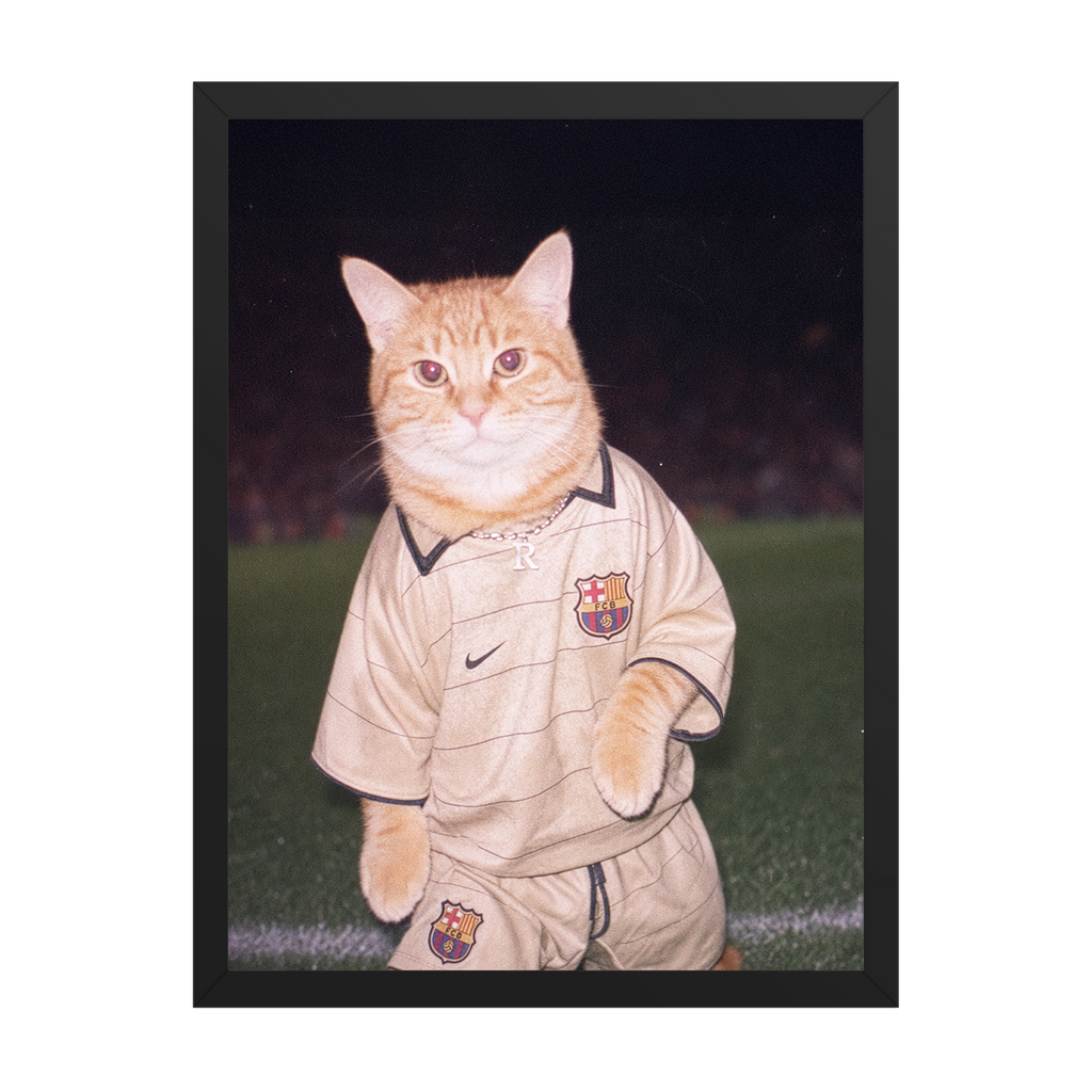 "La Masia" - Framed Pet Portrait