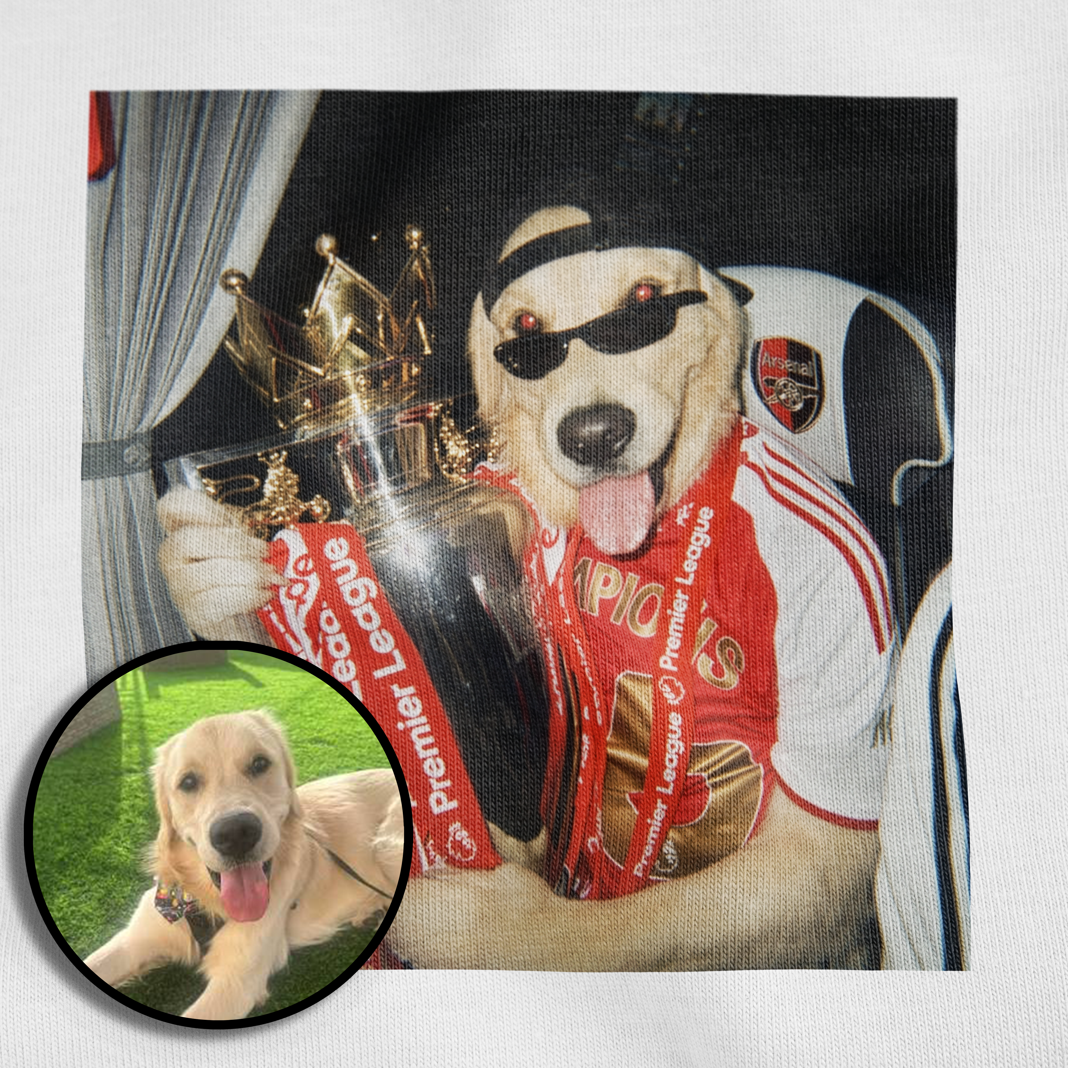 "North London" - Custom Pet Portrait T-Shirt