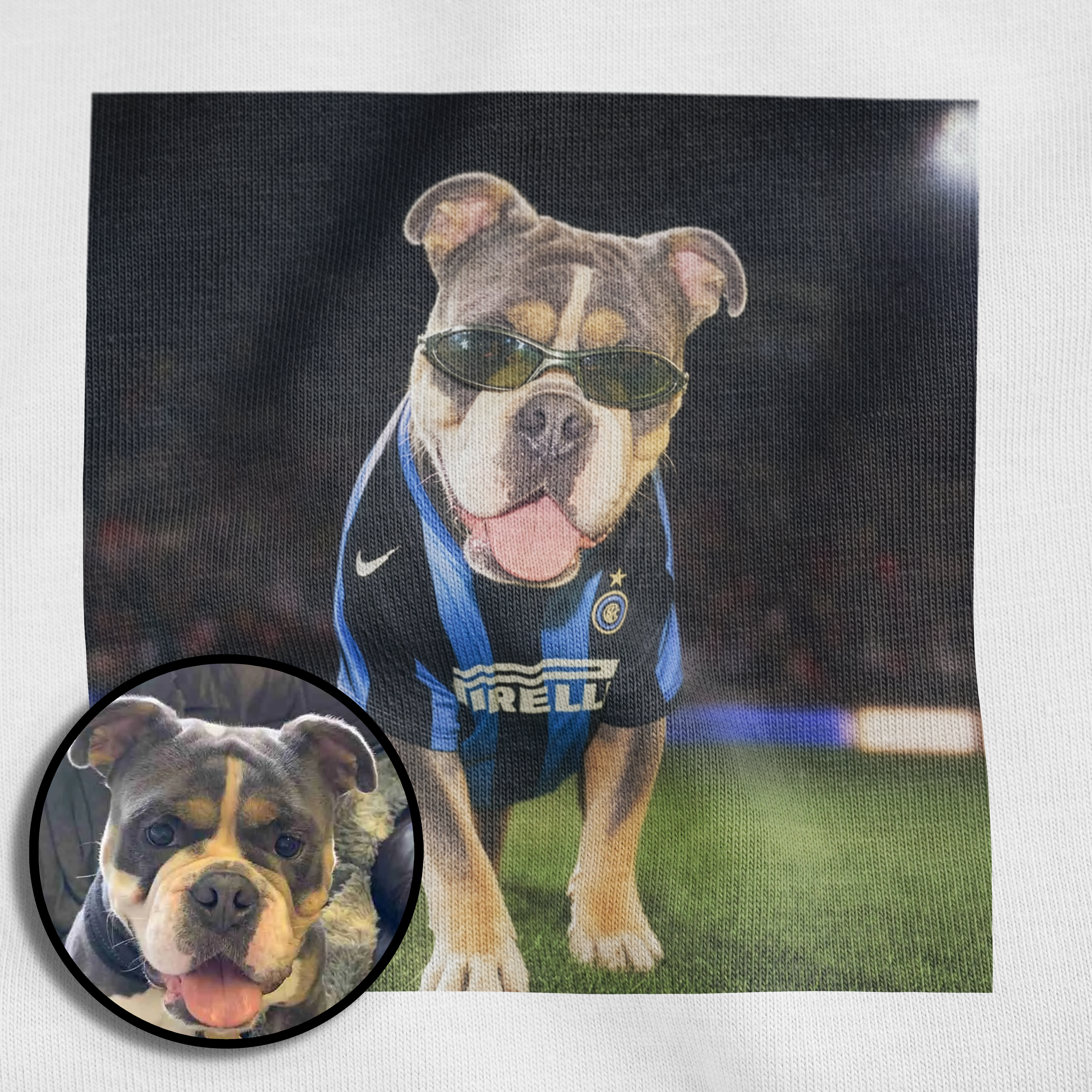 "San Siro" - Custom Pet Portrait T-Shirt