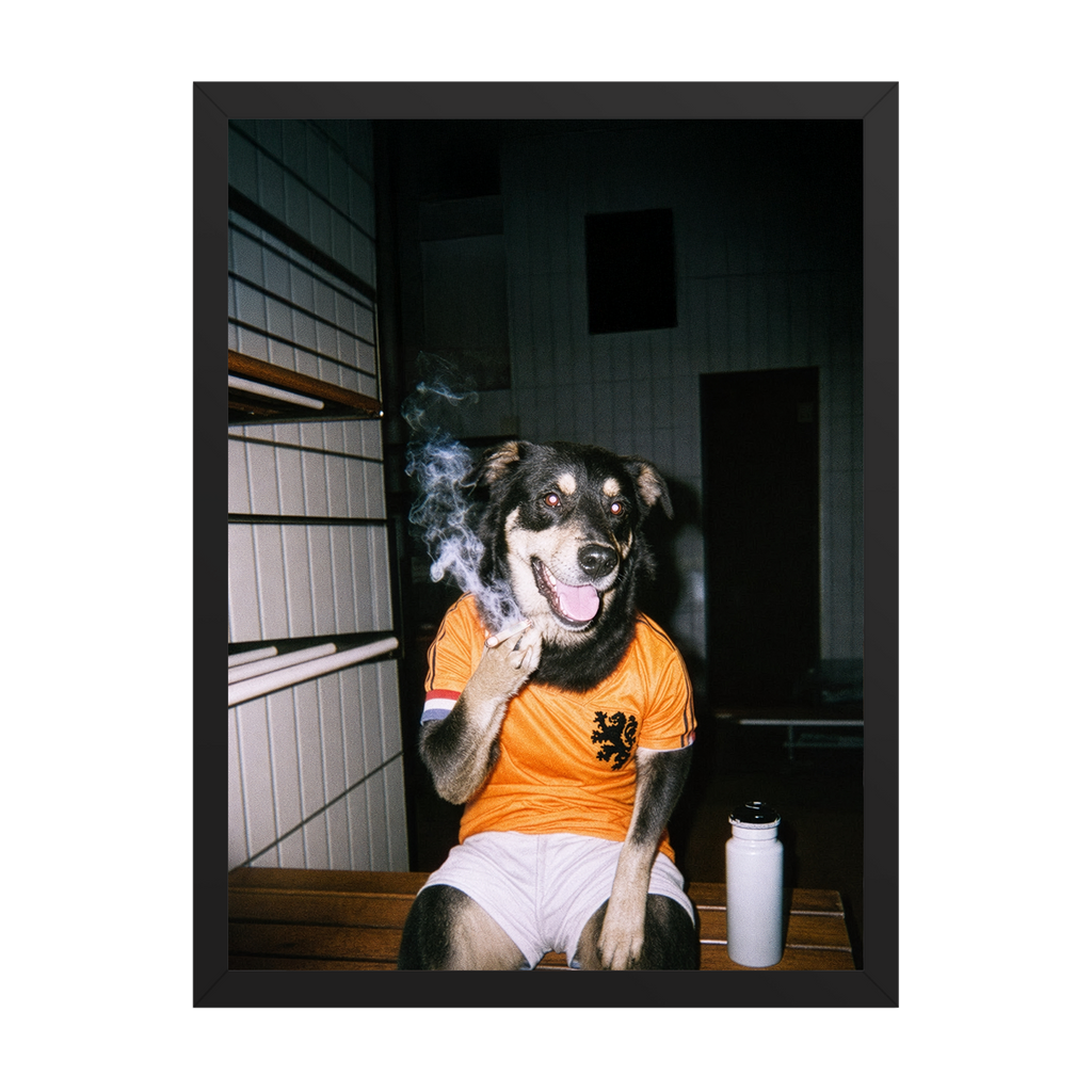 "Oranje" - Framed Pet Portrait