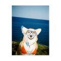 "Beach Body"  - Framed Pet Portrait