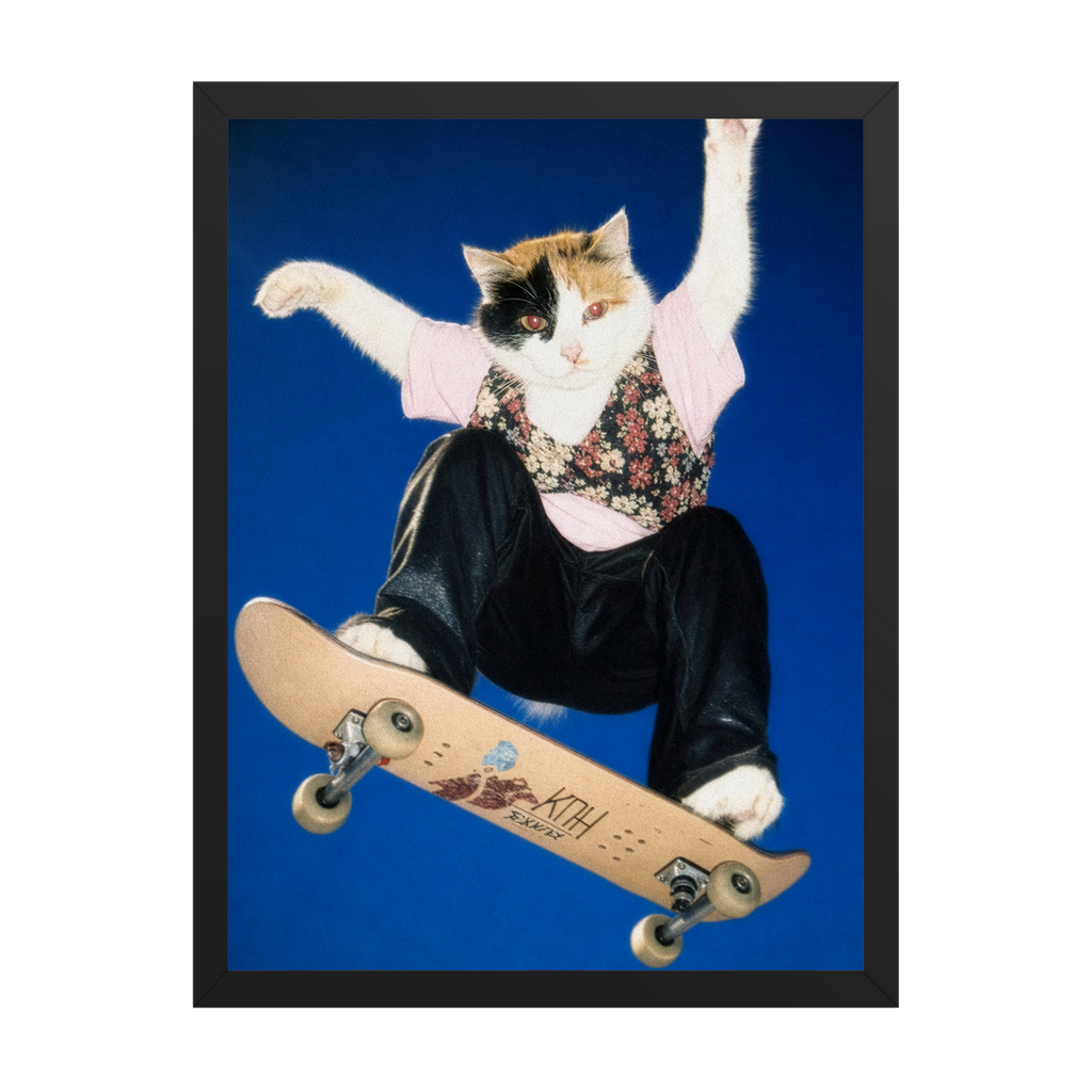 "Half Pipe" - Framed Pet Portrait
