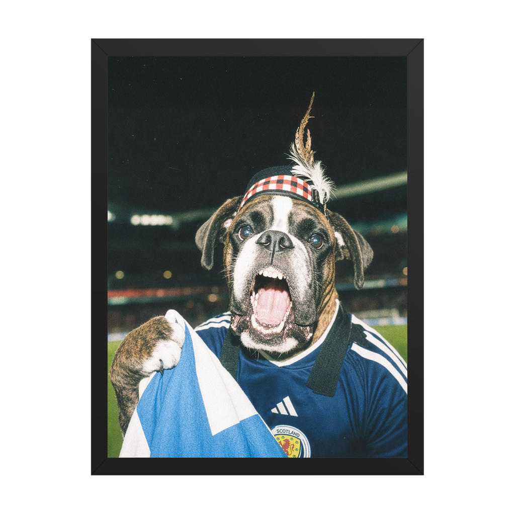 "Tartan Army" - Framed Pet Portrait