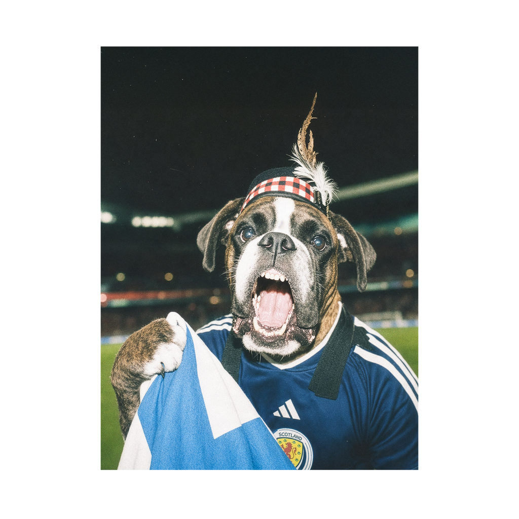 "Tartan Army" - Framed Pet Portrait