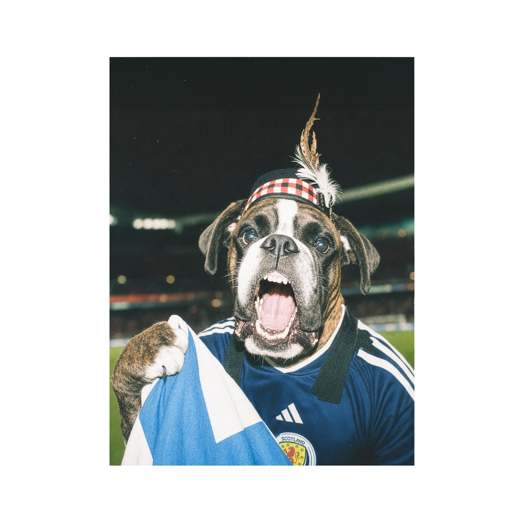 "Tartan Army" - Framed Pet Portrait