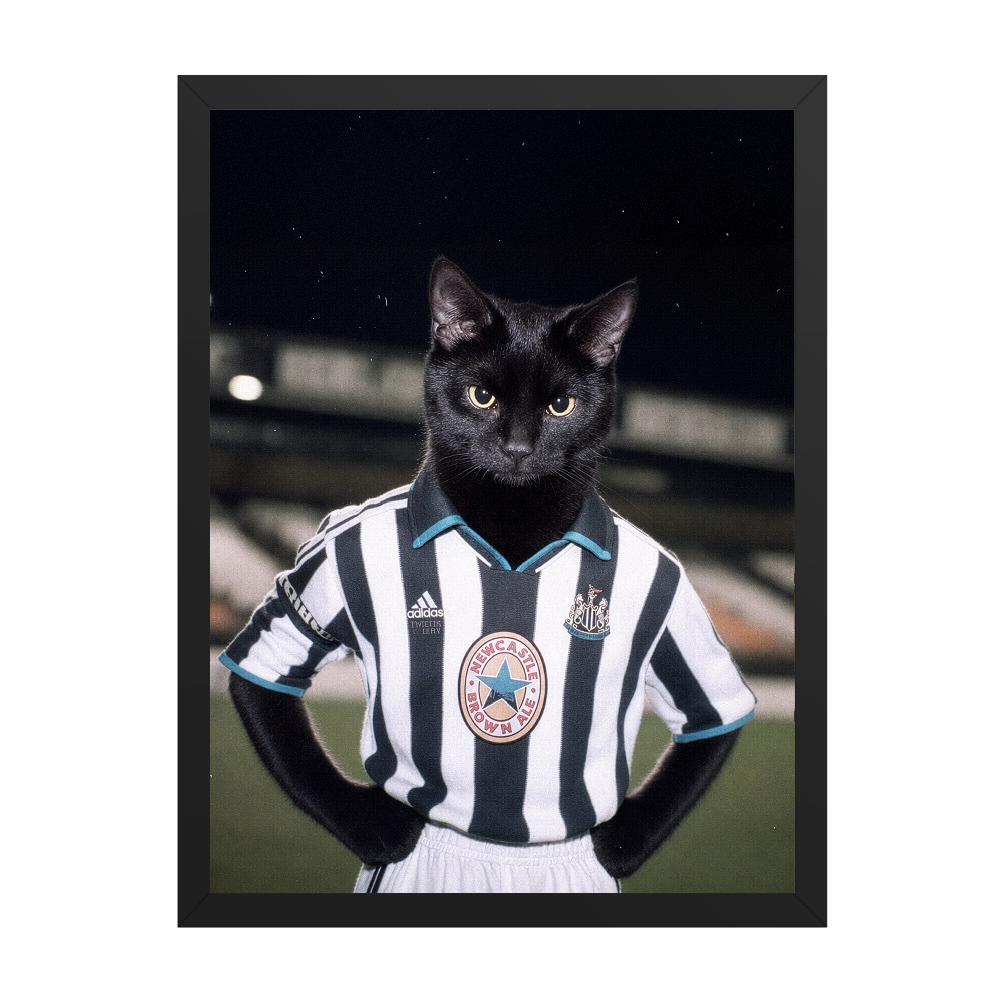 "The Toon" - Framed Pet Portrait