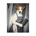"White Heat"  - Framed Pet Portrait